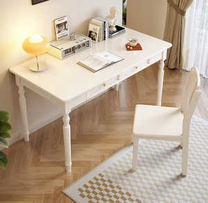 Hiện đại bằng gỗ bán đảo bàn tự nhiên log Màu văn phòng và nhà nghiên cứu bảng với ngăn kéo lưu trữ Phật bảng - Product Image 4