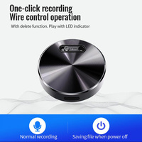 Enregistreur audio caché dans la conception élégante de collier U Disk Long Battery pour un usage personnel et professionnel
