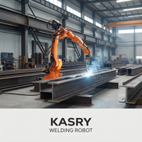 Robot Pengelasan Balok dengan Pemindaian Visi Cerdas untuk Produksi Balok H Pengelasan Otomatis dan Kinerja Pengelasan yang Konsisten