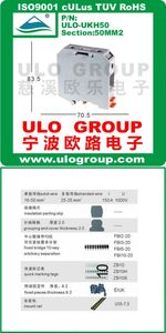 Últimas Venta caliente uk2.5 terminales en carril din blockmanufacturer - Product Image 2
