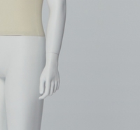 Mannequin de vitrine en FRP grandeur nature avec tête, pose debout, homme