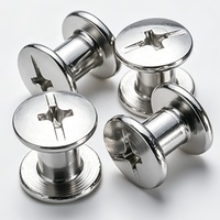 Vis Chicago JSCREW en acier inoxydable 304 M8, vis de fixation 8-32 pour meubles, cuir, livres, fixation OEM