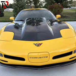Pour <span class=keywords><strong>Chevrolet</strong></span> <span class=keywords><strong>Corvette</strong></span> <span class=keywords><strong>C5</strong></span> 1997-2004 Capot en fibre de carbone de style OEM - Product Image 3