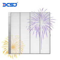 DCSJ P3.91-7.82 d'écran transparent LED polychrome d'intérieur 1000*500mm affichage de calandre LED pour les magasins de détail et les centres commerciaux