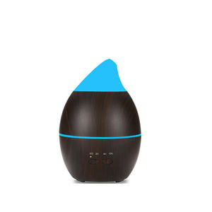 Wood Grain Ultrasonic <b>Humidifier</b> 300Ml With Led Light And Timer For Home And Commercial Use - Product Image 3