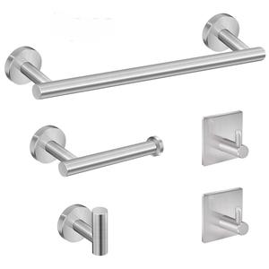 Yoto 5 Mảnh Brushed Nickel SUS Thép Không Gỉ Phòng Tắm Phần Cứng Thiết Lập Bao Gồm 16 Tay Khăn Bar 3 Áo Sáng Tạo Lưu Trữ Móc - Product Image 1
