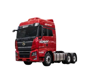 In Voorraad 2024 Gloednieuwe Sany Ev Tractor Truck 25ton Ev 340 6X4 291kwh Nieuwe Energie Elektrische Tractor Vrachtwagen Groothandel Export Verkoop