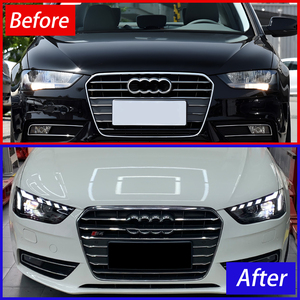 Luces delanteras de coche para <span class=keywords><strong>Audi</strong></span> A4 A4L RS4 S4 B8.5 2013-2016 LED Auto faros montaje actualización <span class=keywords><strong>A5</strong></span> estilo proyector lente Accesorios - Product Image 2