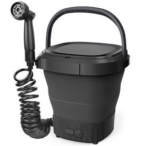 Kit de Ducha Portátil para <span class=keywords><strong>Vanlife</strong></span>, Kit de Ducha Exterior Portátil con Cubeta Plegable - Product Image 1