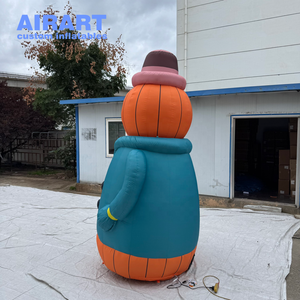 Marioneta de calabaza de dibujos animados inflable de nuevo estilo de 3m de altura para Castle House Nightclub Stage Decor - Product Image 5
