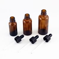 Flacon compte-gouttes en verre ambré DIN18 personnalisé avec logo, 100 ml, pour huile essentielle et sérum