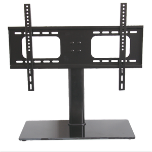 Phổ TV Bracket Wall Mount Chiều cao có thể điều chỉnh màn hình Rack bảng Top roomtv màn hình đứng với nghiêng VESA Tempered Glass cơ sở - Product Image 5