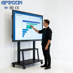 Pizarra Inteligente para Enseñanza de 55 65 75 85 86 98 110 Pulgadas, Pizarra Interactiva 4K Compatible con Android y <span class=keywords><strong>Windows</strong></span> para Escuelas y Reuniones - Product Image 1