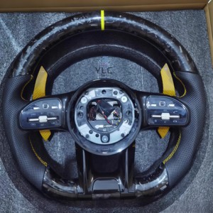 Volante AMG YLA de Gran Venta para <span class=keywords><strong>Mercedes</strong></span>-Benz W176 W213 W211 W221 W218 W205 AMG GT ML W166 - Product Image 2