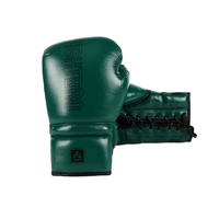 Gants de boxe FightBro Chrome Heart Winning 12 oz à lacets pour entraînement MMA et kick-boxing avec logo personnalisé
