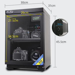 EDC-30L điện tử tủ khô máy ảnh hút ẩm hộp lưu trữ cho ống kính máy ảnh DSLR - Product Image 6