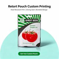 Sachet de cuisson haute température personnalisé, sac de cuisson stérilisable de qualité alimentaire, étanche pour l'emballage alimentaire