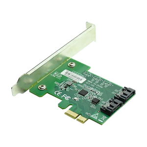 Nhà máy trực tiếp pciex1 để sata2.0 pclex1 hỗ trợ RAID0/1 2Sata giao diện máy tính máy chủ Đột kích <span class=keywords><strong>Card</strong></span> mạng thẻ - Product Image 1