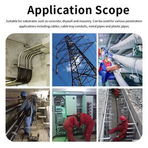 <span class=keywords><strong>Mortero</strong></span> Ignífugo de Buena Calidad para Aislamiento de Bandejas de Cables en Interiores/Exteriores, Retardante de Llama para Construcción - Product Image 5