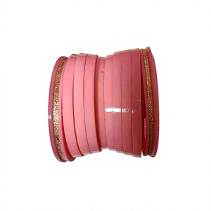 BS INTERNATIONAL Ivory Resin Ball-Shaped Religious Style Women's Wedding <b>Bangles</b> Eco-Friendly High Quality Plated Circling - Product Image 2