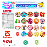 Venta al por mayor de dulces de Pascua, dulces de confitería, dulces americanos, forma de conejo, caramelo de goma recubierto