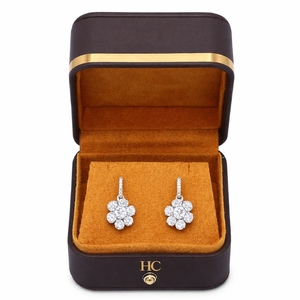 Boîte à boucles d'oreilles de créateur haut de gamme, en cuir PU à charnière, avec insert en velours et logo estampé à chaud, pour emballage de bijoux en détail - Product Image 4