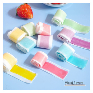 Bonbons et bonbons moelleux à la gelée Roll Ups aromatisés aux fruits Bonbons en gelée Ceintures arc-en-ciel Bonbons gommeux - Product Image 3