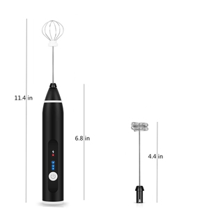 Top Seller USB Rechargeable Electric Whisk Handheld Milk Frother Foam Maker for Coffee Lattes Matcha - Product Image 4