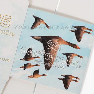 Kaliber 12/76 10/89 Karton-Munitionsbox 20 Stück Verpackung mit Matter Laminierung UV-Beschichtung Umweltfreundlich Wiederverwendbar - Product Image 6