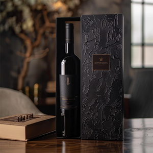 Boîte <span class=keywords><strong>cadeau</strong></span> en carton noir <span class=keywords><strong>de</strong></span> luxe pour vin rouge, avec impression personnalisée du logo, aimantée, haut <span class=keywords><strong>de</strong></span> gamme, pliable, pour <span class=keywords><strong>bouteille</strong></span> <span class=keywords><strong>de</strong></span> whisky ou <span class=keywords><strong>de</strong></span> vin - Product Image 3