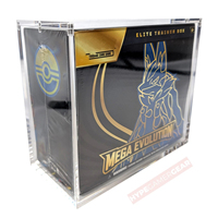 Vitrine en acrylique transparente de qualité supérieure, protégée contre les UV : Étui de style contemporain pour les boîtes magnétiques Elite Trainer