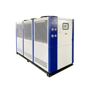 Compresor de desplazamiento refrigerado por aire 30 HP, Enfriador de refrigeración de aire para máquina de película de plástico
