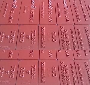 Cetakan Die stempel silikon stempel kertas timah panas pelat emboss Logo kustom - Product Image 3