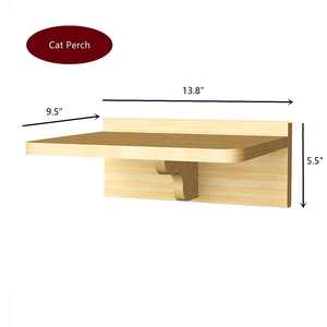 Pared flotante para interiores, estantes para gatos montados en la pared de madera, muebles de pared, poste para rascar, escalones, escaleras, percha para gatos - Product Image 3