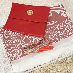 Alfombra de microfibra lavable moderna para Eid islámico, juego combinado de 99 cuentas de oración, para pícnic, viajes, hogar, regalo para el festival de Ramadán - Product Image 3