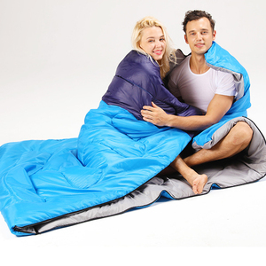 Venta al por mayor de alta calidad de la fábrica de China de camping doble dos personas saco de dormir 4 estaciones con saco de compresión - Product Image 2