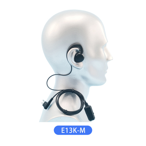 Headphone Earhook E113K-<span class=keywords><strong>M</strong></span> dengan Antarmuka 3.5mm dan Kabel 100cm untuk Radio Dua Arah Motorola Kirisun Belfone Fungsi Vox - Product Image 1