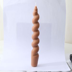 Final Hours Twisty Spiral Cake Candle Spiral Candle Container <b>Mold</b> Customable Birthday Spiral Candles - Product Image 2