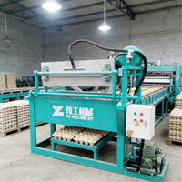 Machine fiable de haute précision pour la fabrication de barquettes à œufs, moulage d'alvéoles, production intensives et efficaces