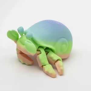 Adorno de Cangrejo Marino Impreso en 3D, Linda Criatura Marina con Ojos Vívidos, Ideal como Regalo para Entusiastas de los Cangrejos Marinos - Product Image 3