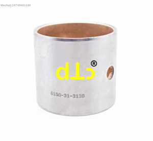 Casquillo de biela 6150-31-3130, casquillo de pasador de pistón compatible con motor Komatsu PC400-6-7 S6d125e-2-3 - Product Image 5