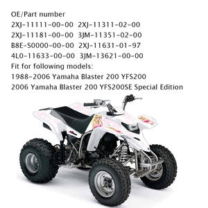 新しいシリンダーピストンガスケットトップエンドキットOEM2XJ-11311-02-00ヤマハブラスター200YFS200 ATV/UTVパーツおよびアクセサリー用 - Product Image 3