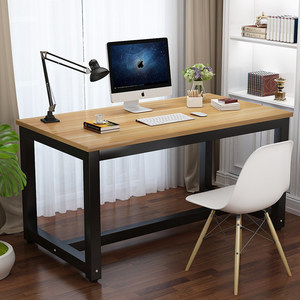 Scrivania per Computer Moderna, Semplice, Bianca, Durevole ed Ecologica, Modulare in Legno per Uso Domestico, Ufficio, Studio e Sala Conferenze - Product Image 1