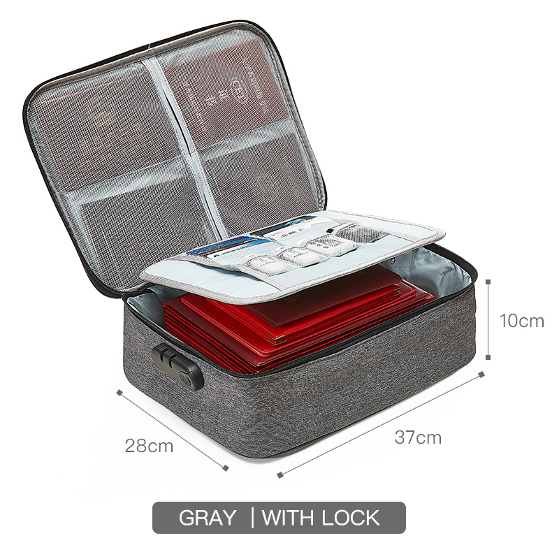 C1 Gris 2 capas con cerradura