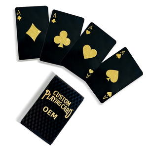 Cartes à jouer en plastique personnalisées, OEM, imprimées, 54 cartes de poker avec boîte personnalisée et taille de carte personnalisable - Product Image 2