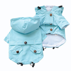 छोटे मध्यम आकार के प्यारा पारंपरिक आरामदायक फोल्डेबल कुत्ते वर्षाकोट पॉलिएस्टर वसंत ग्रीष्मकालीन आउटडोर पारदर्शी मोनोक्रोम - Product Image 1