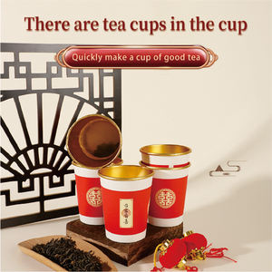 Vaso de Papel Desechable Ecológico de Doble Pared con Aislamiento de Papel de Aluminio, Reciclable, con Logotipo Personalizado Impreso - Product Image 2