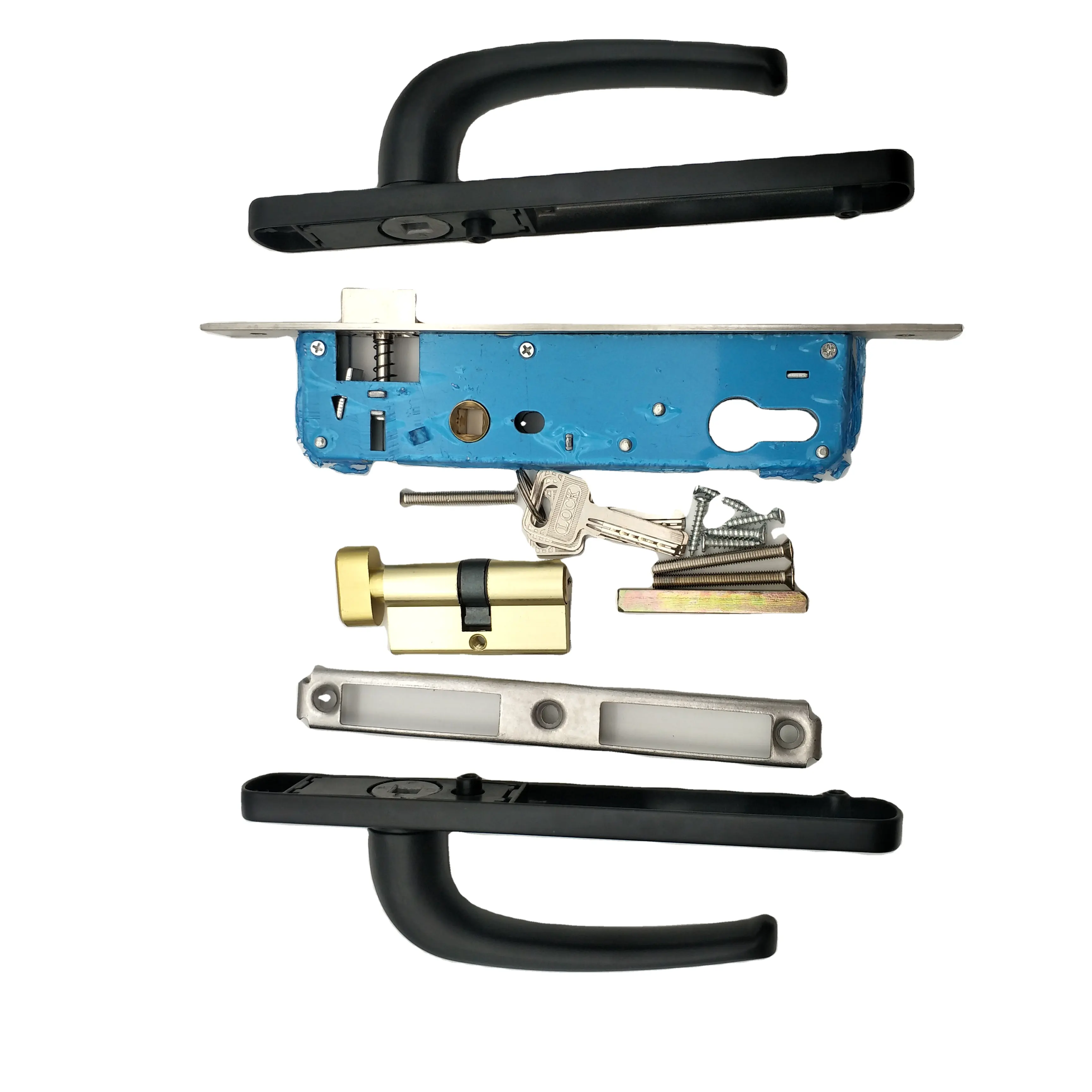 Aluminium Raam Lock Set Met Slot Cilinder/Aluminium Deurslot