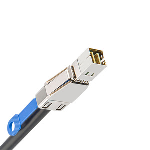 <span class=keywords><strong>Cable</strong></span> de disco duro de servidor externo Mini SAS HD de alta velocidad a 4x <span class=keywords><strong>SATA</strong></span> 7pin 12GB para aplicaciones electrónicas