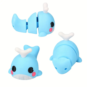 Ornement de dauphin imprimé en 3D, jouet créatif pour enfants, modèle animal, décoration décorative - Product Image 3
